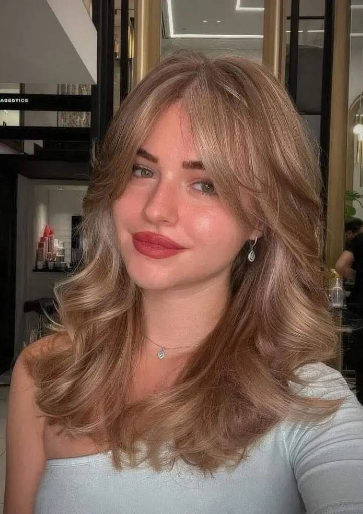 Butterfly Cut with Curtain Layers