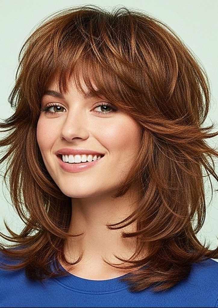 Shag Cut with Curtain Fringe