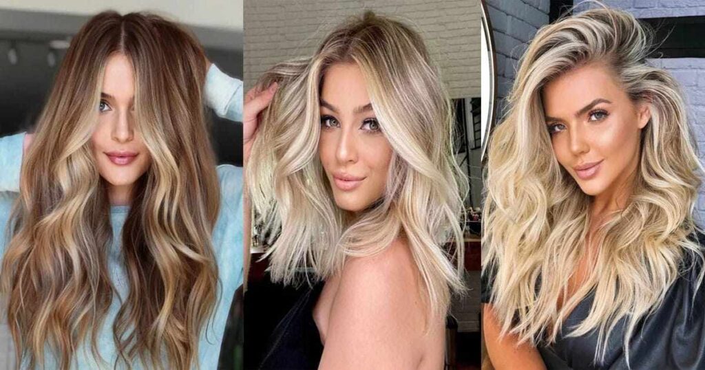 Blonde Highlights for Dusky Skin