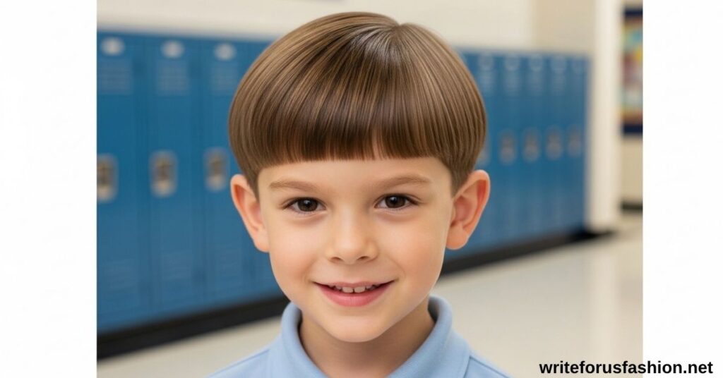 Bowl Cut for School-Going Boys and Pre-Teens