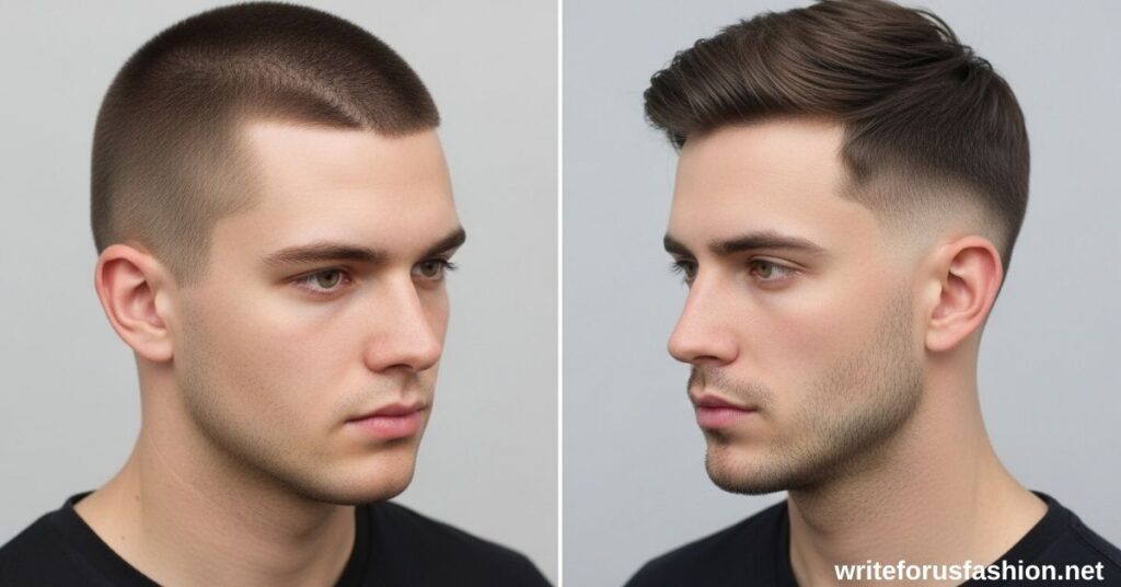 Buzz Cut vs Taper Fade