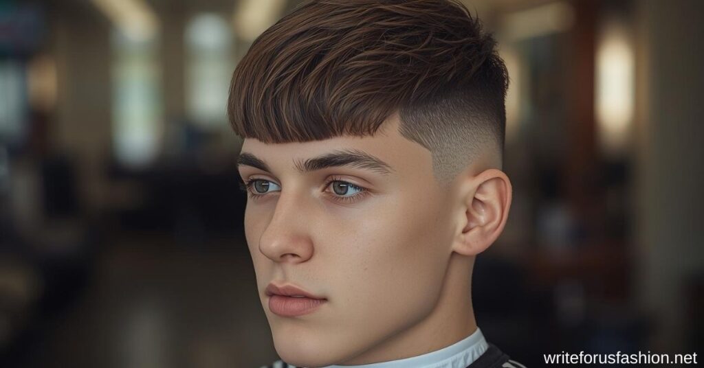 Caesar-Inspired Low Taper Textured Fringe