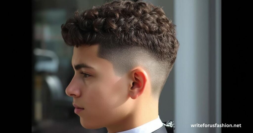 Classic Curly Taper Mullet