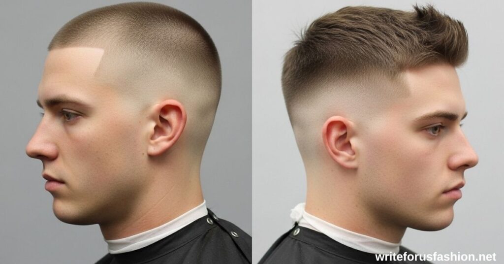 Comparing Buzz Cut x Fade with Crew Cut Fades