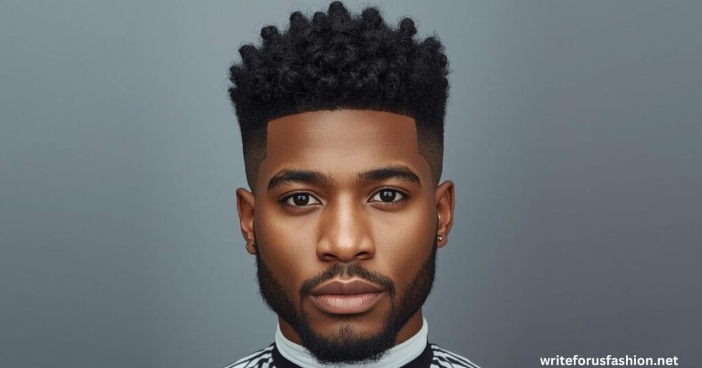 Coily Hair Fade Style