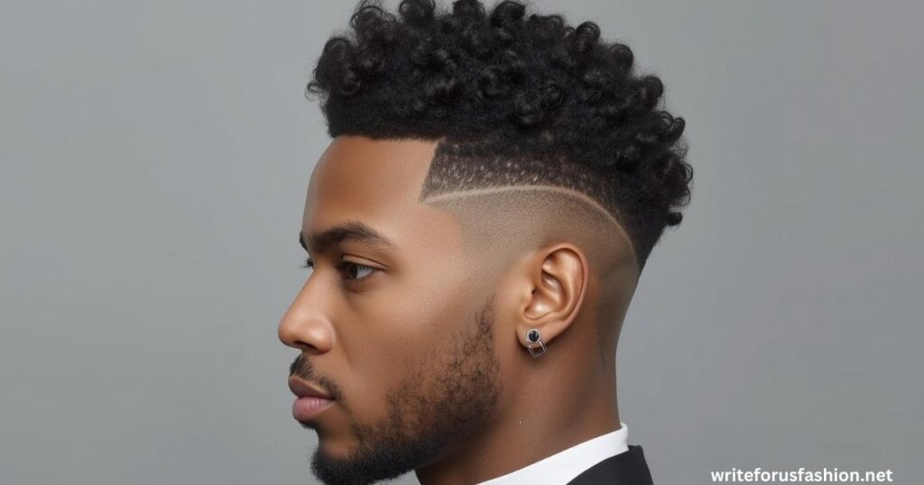 Curly Hair Fade Style