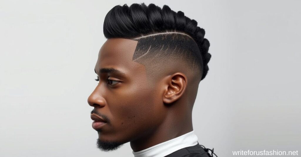 High Taper Fade with 360 Waves