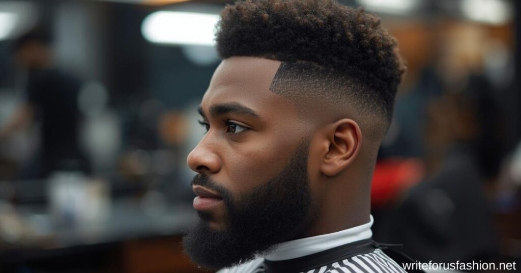 High Taper Fade with Beard Blend
