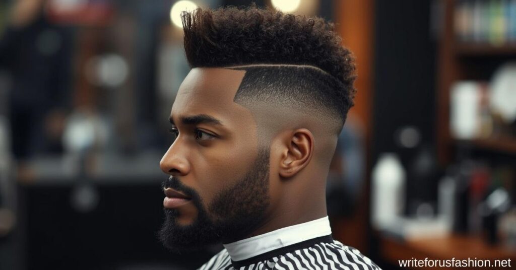 High Taper Fade with Frohawk