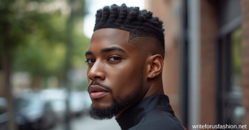 High Taper Fade with Sponge Twists