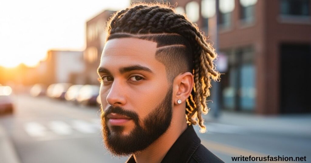 High Top Two Strand Twist Men Look
