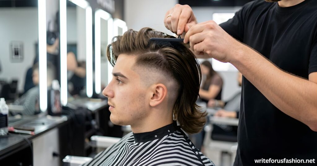 How to Ask Your Barber for a Modern Mullet Fade