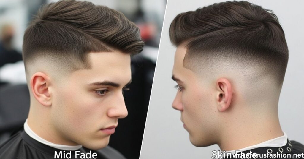 Mid vs Skin Fade