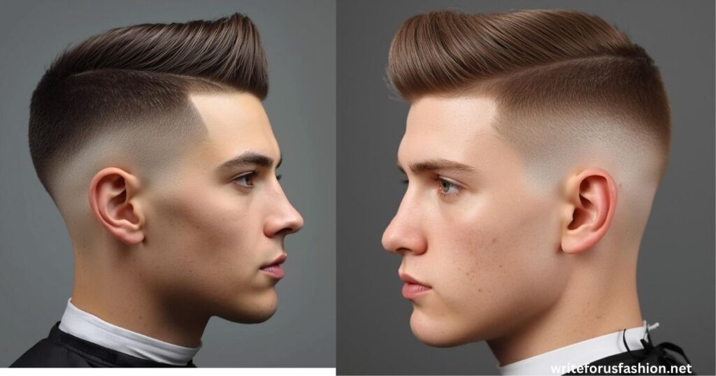 Sharp High Taper Fade Short Hair