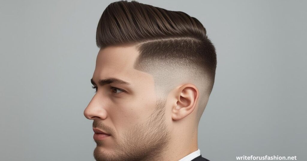 Sharp High Taper Fade for Thick Hair