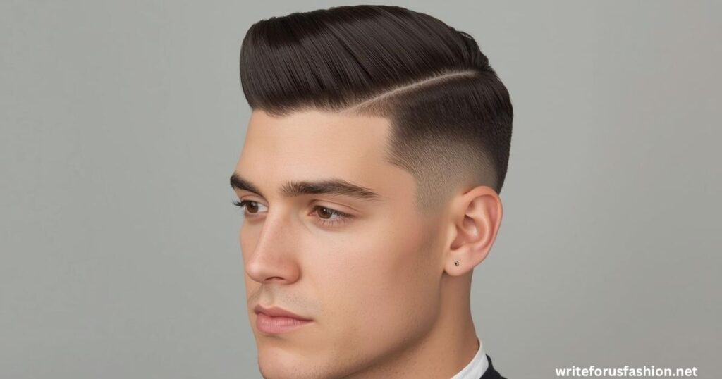 Straight Hair Fade Style