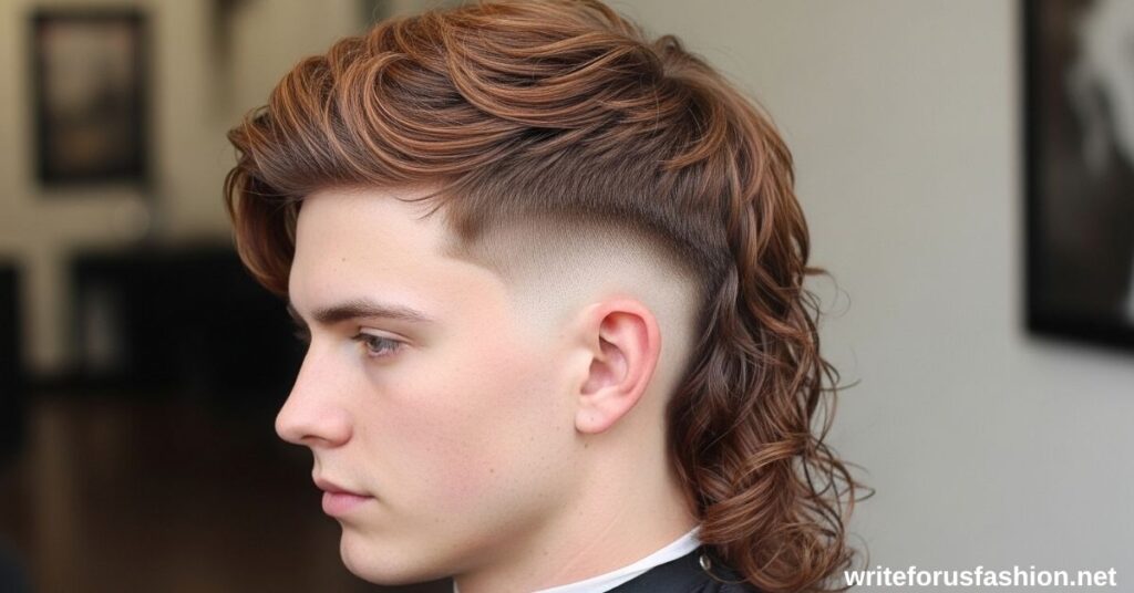Undercut Wavy Mullet